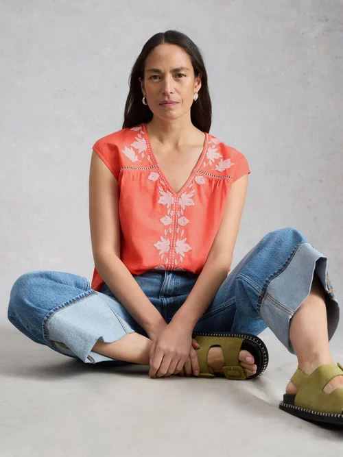 Top floral Fliss - Coral Mlt - 50 Image 1