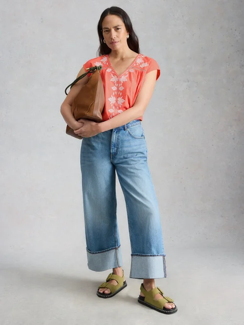 Top floral Fliss - Coral Mlt - 50 Image 2