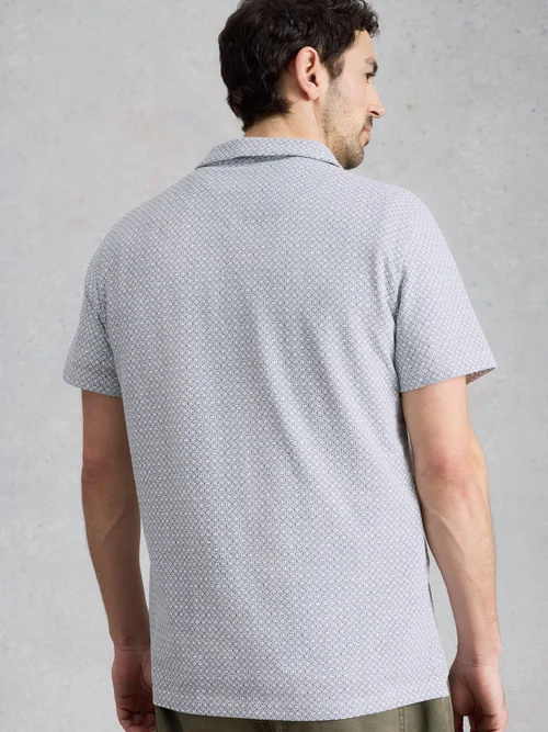 Polo imprimé géométrique - Green Pr - XXL Image 4