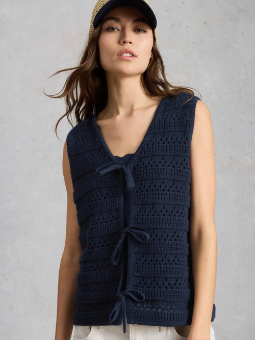 Débardeur à nouer Tilda - Dark Navy - XL Image 1