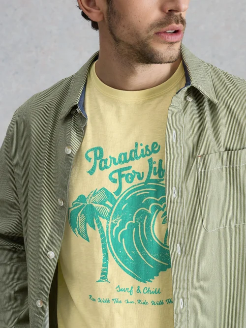 T-shirt graphique Abersoch Paradise - Yellow Pr - XL/R Image 3