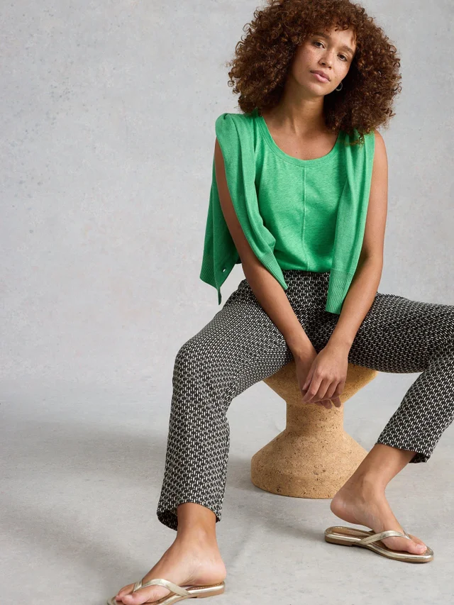 Pantalon En Lin Rowena