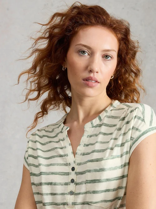 Chemise rayée Cecily - Green Mlt - 52 Image 3