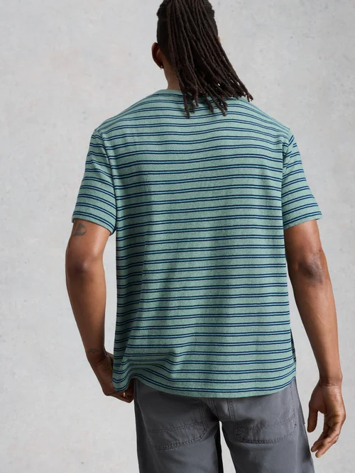 T-shirt rayé Horsham - Blue Mlt - XXL Image 4