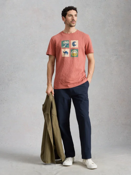 T-shirt graphique Camel Abersoch - Pink Pr - XXXL/R Image 2