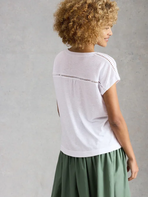 T-shirt Ella en dentelle - Bril White - 52 Image 4