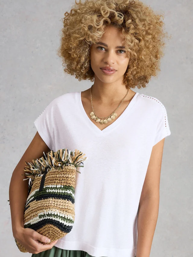 T-shirt Ella en dentelle