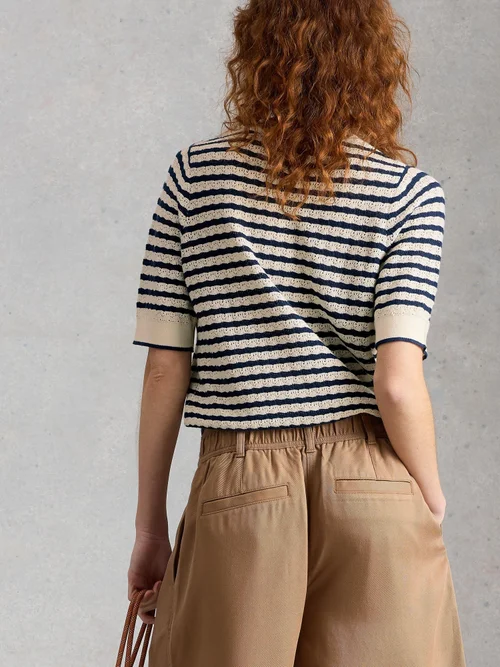 Tee-shirt Holly Pointelle - Ivory Mlt - 52 Image 4