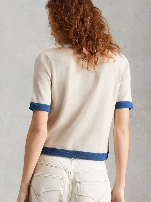 Gilet à manches courtes Charlotte - Ivory Mlt - 52 Image 4