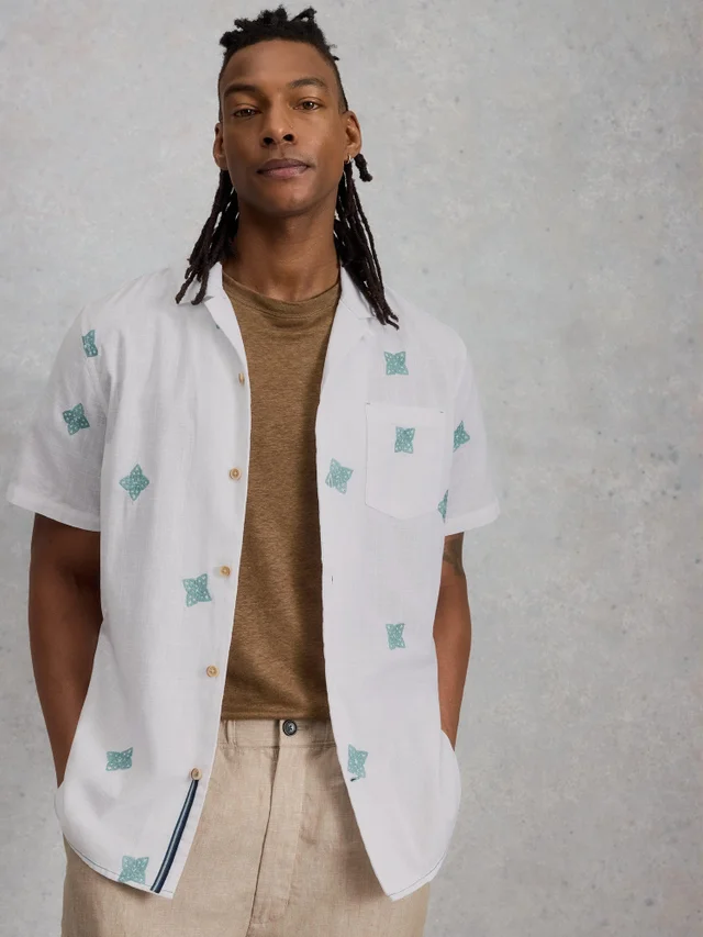 Chemise Bourne SS brodée