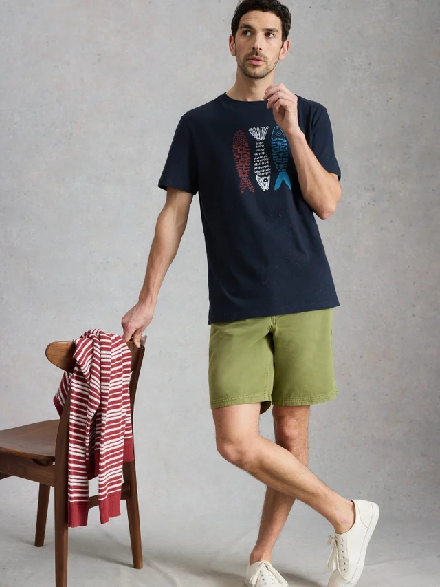 T-shirt graphique Abersoch Tile Fish