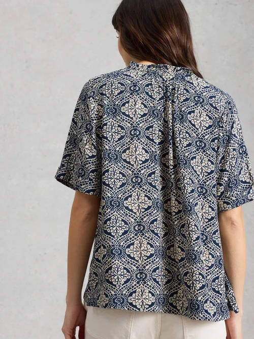 Top Teakie Froissé - Navy Pr - 52 Image 4