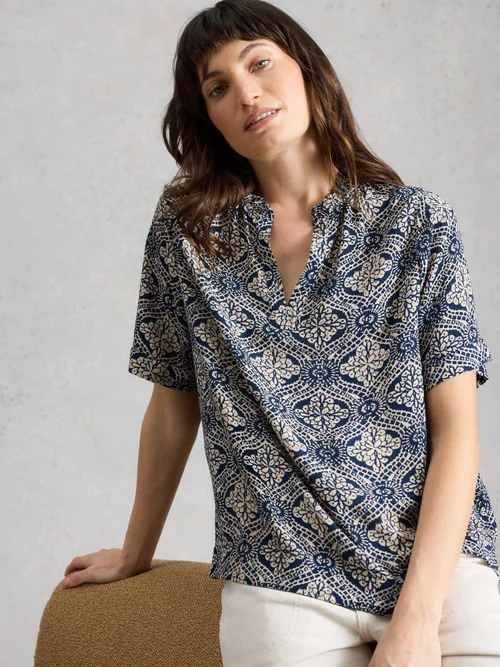 Top Teakie Froissé - Navy Pr - 52 Image 3