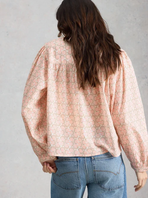 Top en coton biologique Lana - Pink Mlt - 50 Image 4