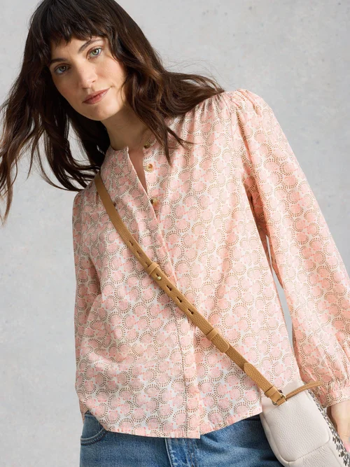 Top en coton biologique Lana - Pink Mlt - 50 Image 1
