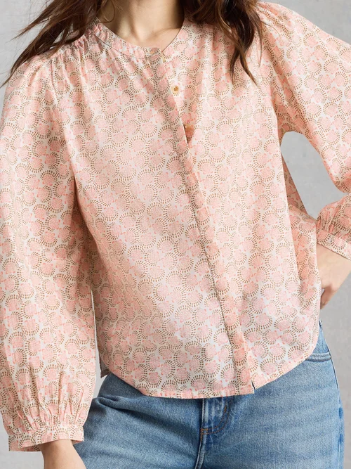 Top en coton biologique Lana - Pink Mlt - 50 Image 3