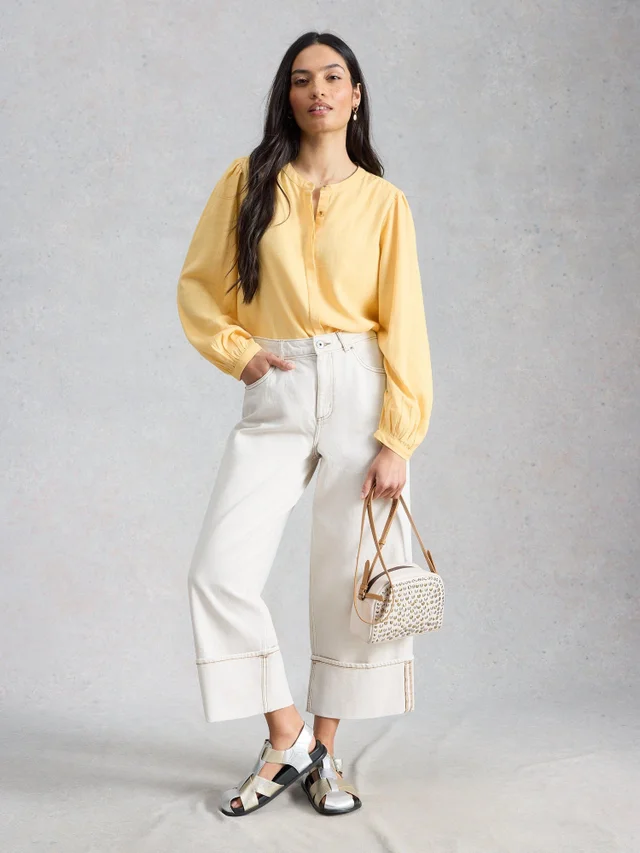 Top en mélange de lin Lana