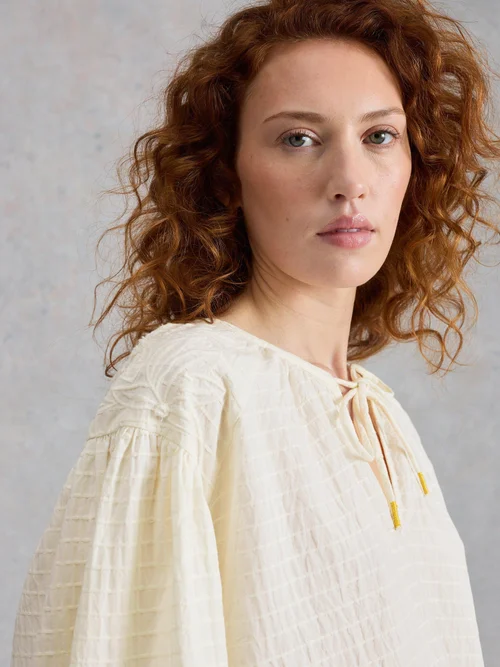 Top texturé Tilly - Nat White - 52 Image 3