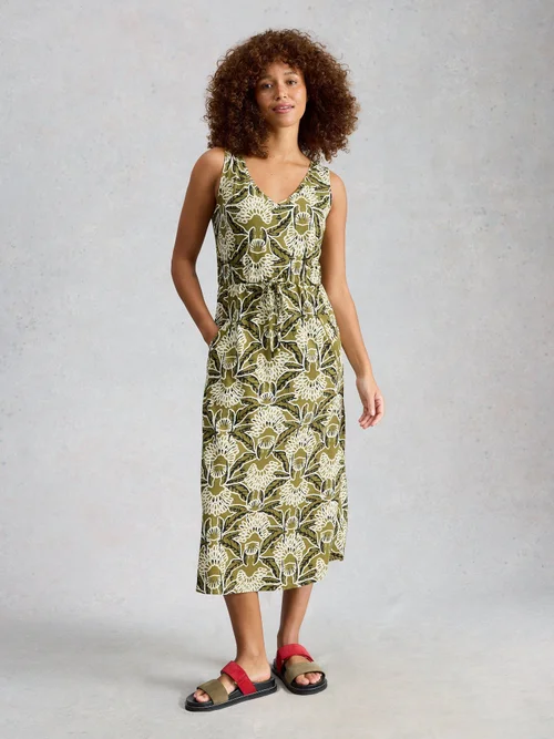 Robe Heidi en jersey - Green Pr - XXL Image 1