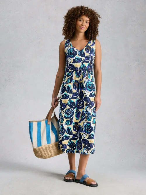 Robe Heidi en jersey - Navy Pr - XL Image 2