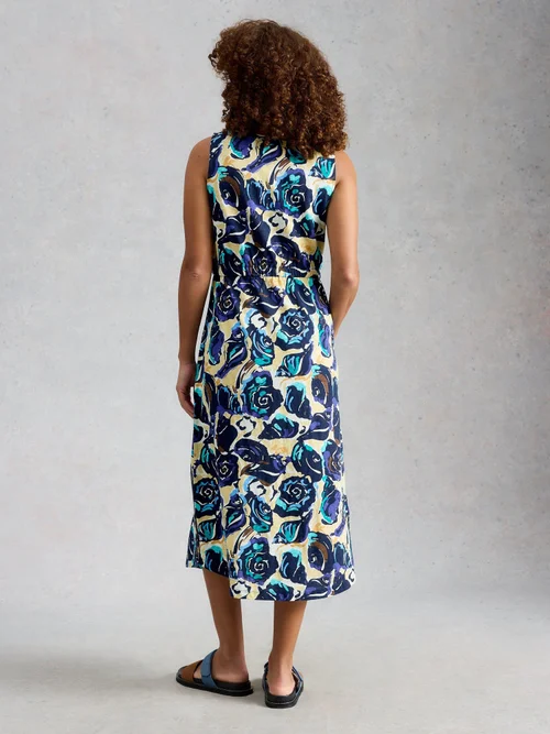 Robe Heidi en jersey - Navy Pr - XL Image 4