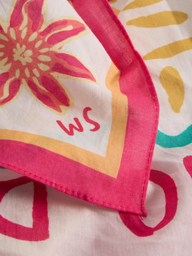Foulard carré imprimé Ellie