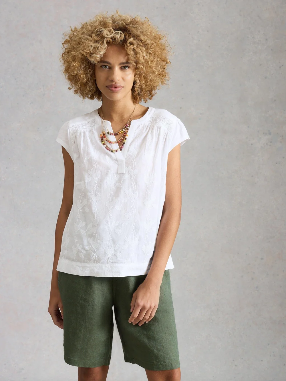 Top Amelia brodé - Bril White - 52 Image 1