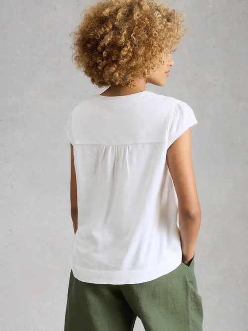 Top Amelia brodé - Bril White - 52 Image 4