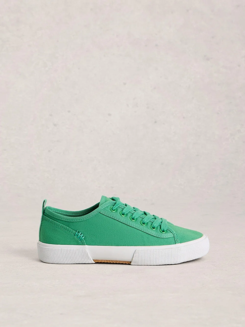 Baskets à lacets Pippa en toile - Brt Green - 41 Image 1