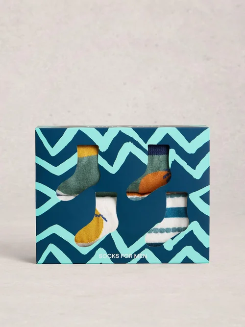 Lot de 4 Chaussettes de Cheville Holiday - Blue Mlt - 44-46 Image 1