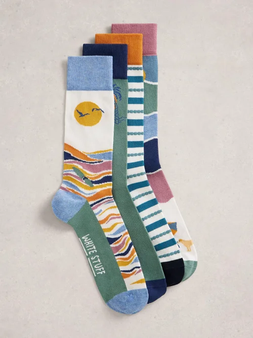 Lot de 4 Chaussettes de Cheville Holiday - Blue Mlt - 44-46 Image 2