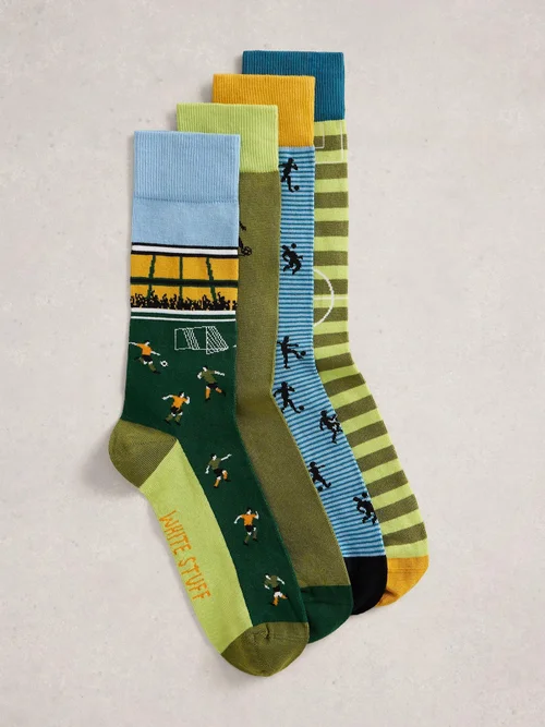Lot de 4 Chaussettes de Cheville Football - Green Mlt - 44-46 Image 2