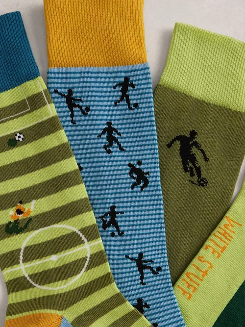 Lot de 4 Chaussettes de Cheville Football - Green Mlt - 44-46 Image 3
