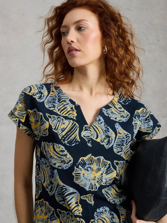 Tee-shirt Nelly à col en V
