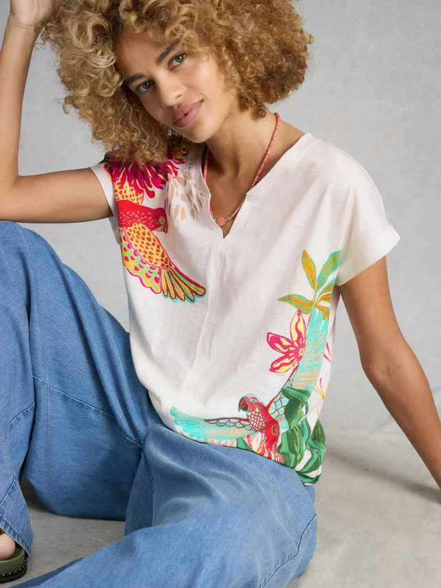 Tee-shirt Nelly à col en V