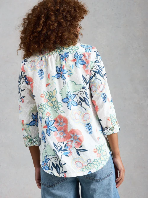 Chemise Sophie en coton biologique - Ivory Mlt - 52 Image 4