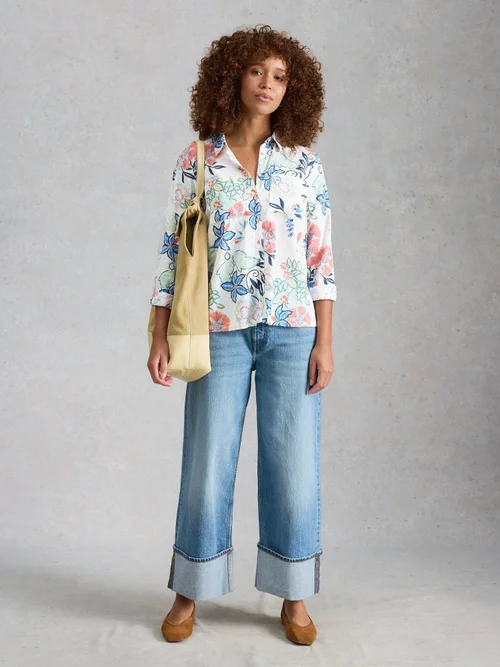 Chemise Sophie en coton biologique - Ivory Mlt - 52 Image 2