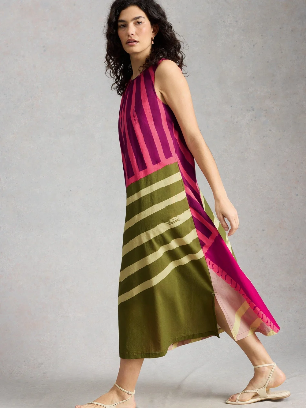 Robe Maxi Aggie - Pink Mlt - 52/R Image 1