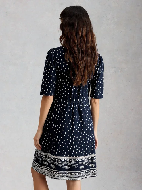 Robe en jersey Olivia - Navy Pr - 50/R Image 4