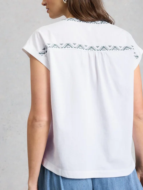 Chemise Billie à boutons EMB - Bril White - 52 Image 4