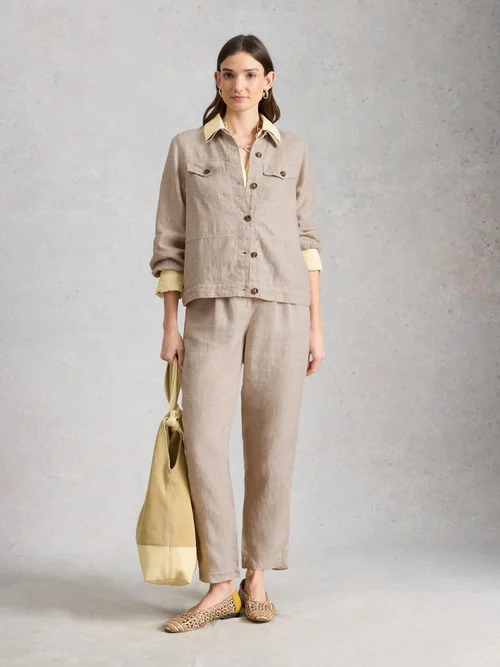 Veste Camille en lin - Lgt Nat - 52/R Image 2