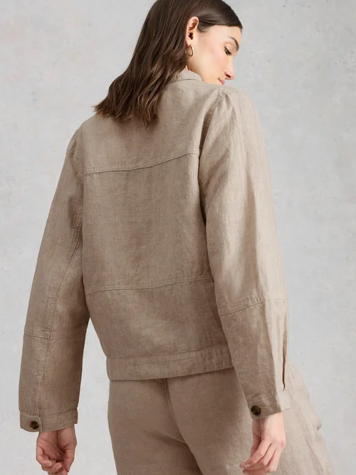 Veste Camille en lin - Lgt Nat - 52/R Image 4