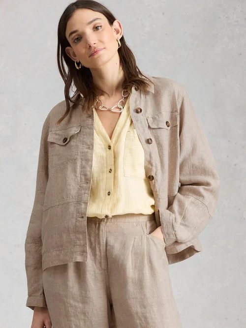 Veste Camille en lin - Lgt Nat - 52/R Image 3
