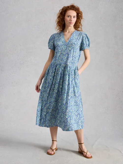 Robe en jersey Leah - Blue Mlt - 52/R Image 1