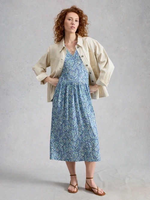 Robe en jersey Leah - Blue Mlt - 52/R Image 3