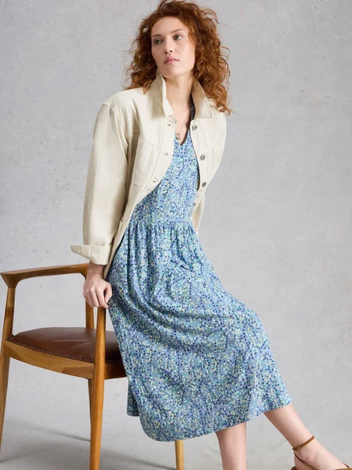 Robe en jersey Leah - Blue Mlt - 52/R Image 2