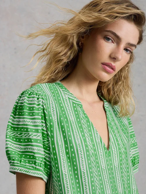 Robe en jersey Leah - Green Pr - 52/R Image 2