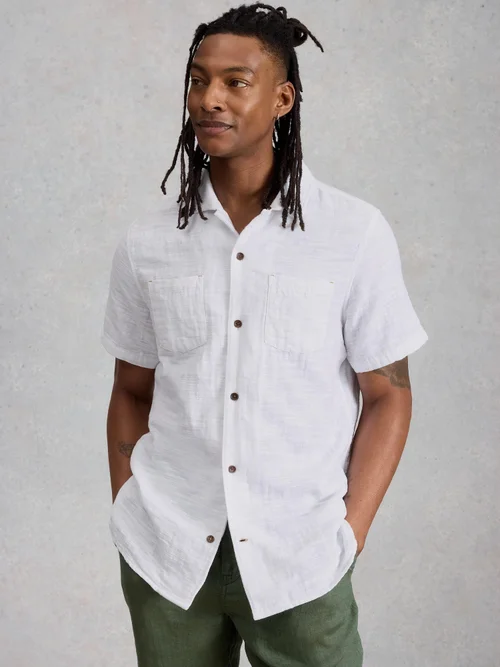Chemise à carreaux Denny manches courtes - Bril White - XXL Image 1