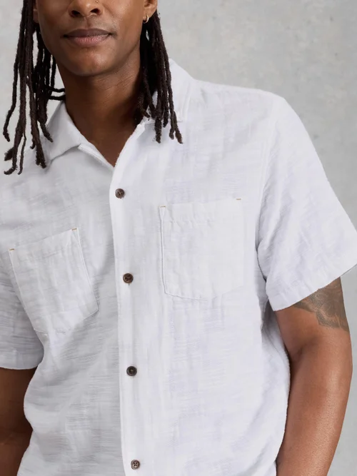 Chemise à carreaux Denny manches courtes - Bril White - XXL Image 3
