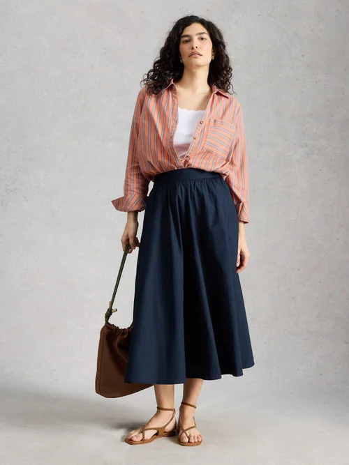 Jupe Midi Abigail - Dark Navy - 46/R Image 2